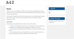 Desktop Screenshot of a42.com