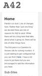 Mobile Screenshot of a42.com