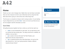 Tablet Screenshot of a42.com